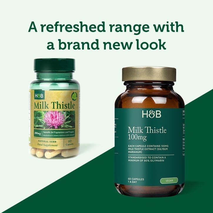 Бял трън екстракт (Milk Thistle) 60 капсули, H&B - Feel You