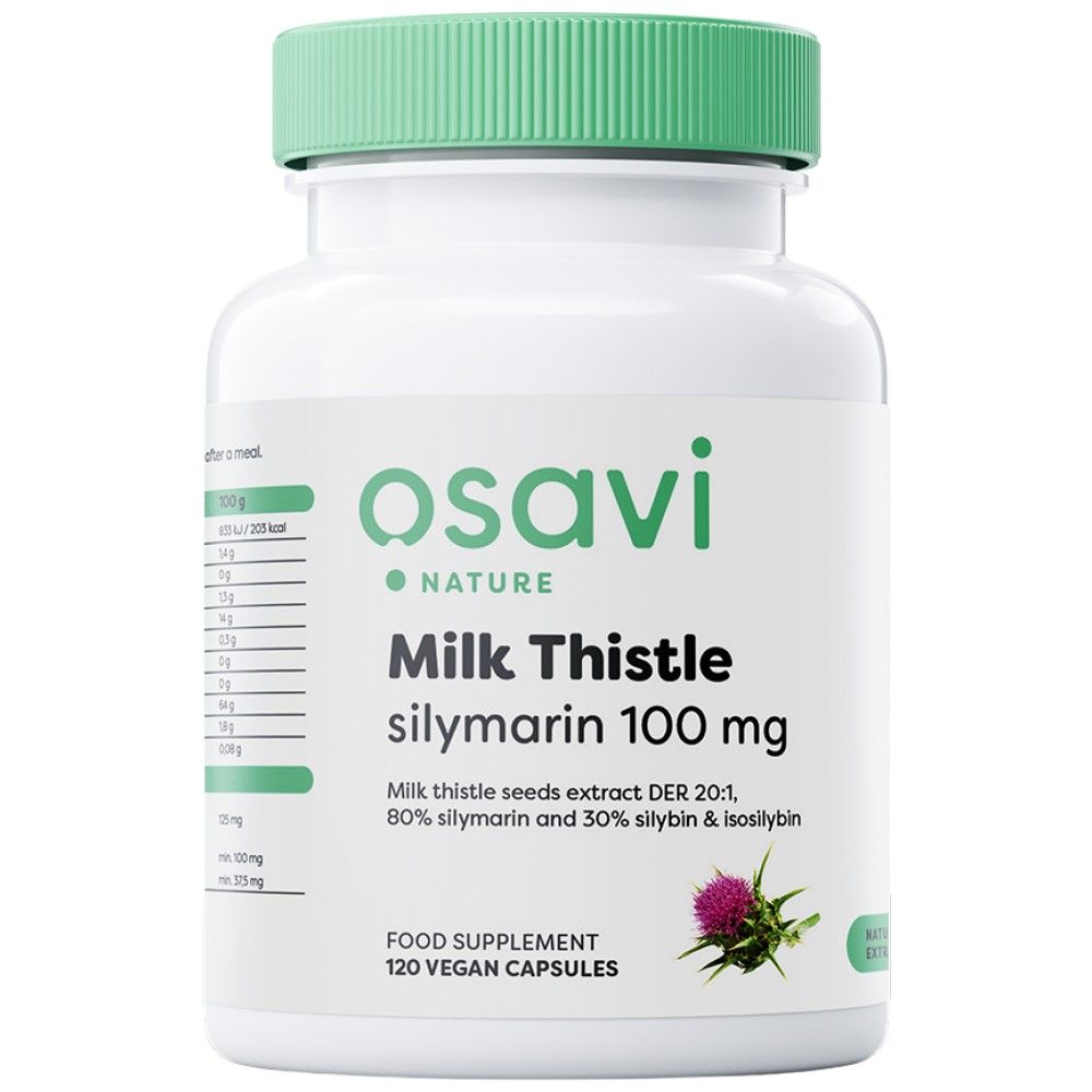 Milk Thistle | Silymarin 100 mg - 120 капсули - Feel You