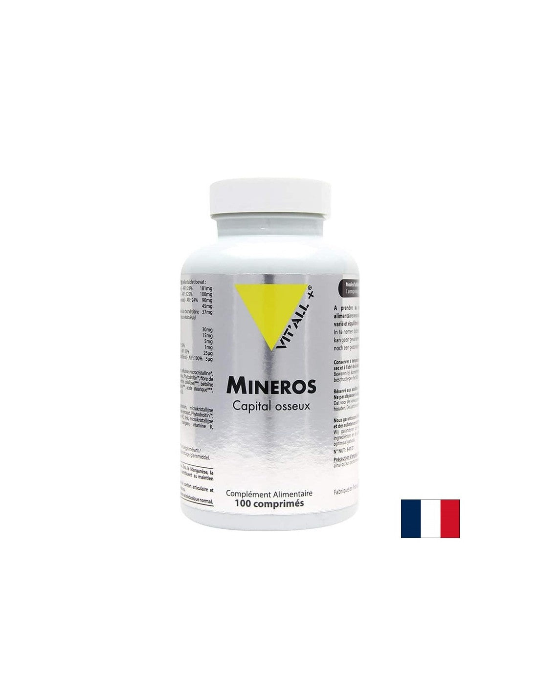 Кости и стави - Минерали Mineros, 100 таблетки - Feel You