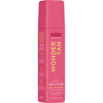 Minetan - Wonder Tan Self Tan Foam - Samoopalovací pěna s hydratačními a anti-aging účinky - 200ml