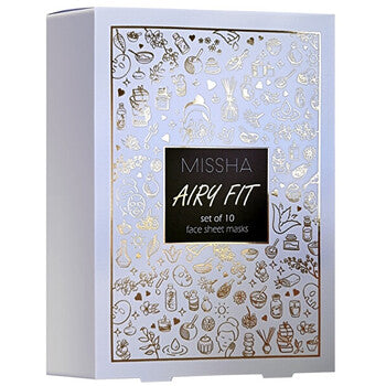 Missha - Airy Fit Mask Set - Dárková sada pleťových masek - 5.0ks - Feel You