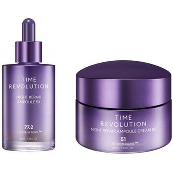 Missha - Time Revolution Night Repair Ampoule & Cream Duo - gift set - Feel You