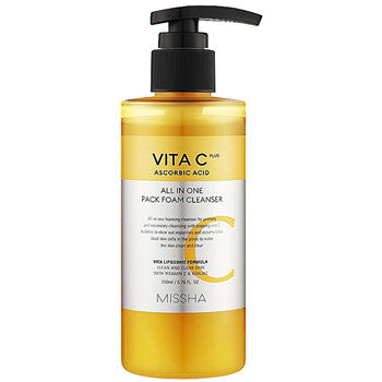Missha - Vita C Plus All In One Foam Cleanser - Čisticí pěna - 200ml