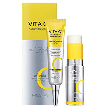 Missha - Vita C Plus Toning Cream & Balm Duo Set - Gift set - Feel You