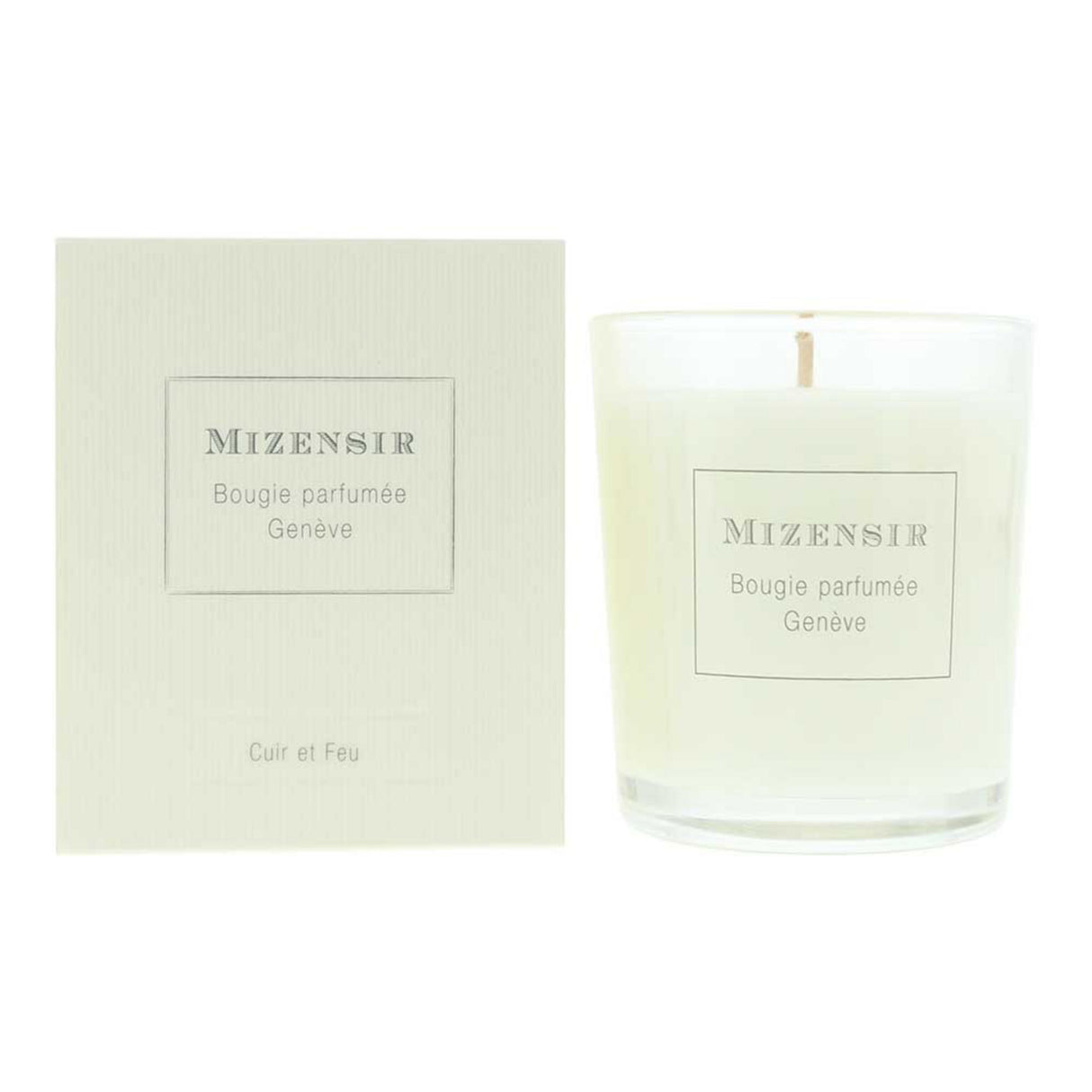 Mizensir, Cuir Et Feu, Woody, Scented Candle, 90 g - Feel You