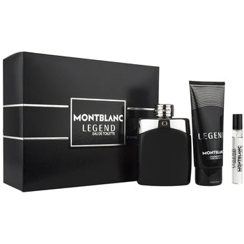 Mont Blanc - Legend Gift set EDT 100 ml, shower gel 100 ml and miniature EDT 7.5 ml - 100ml - Feel You