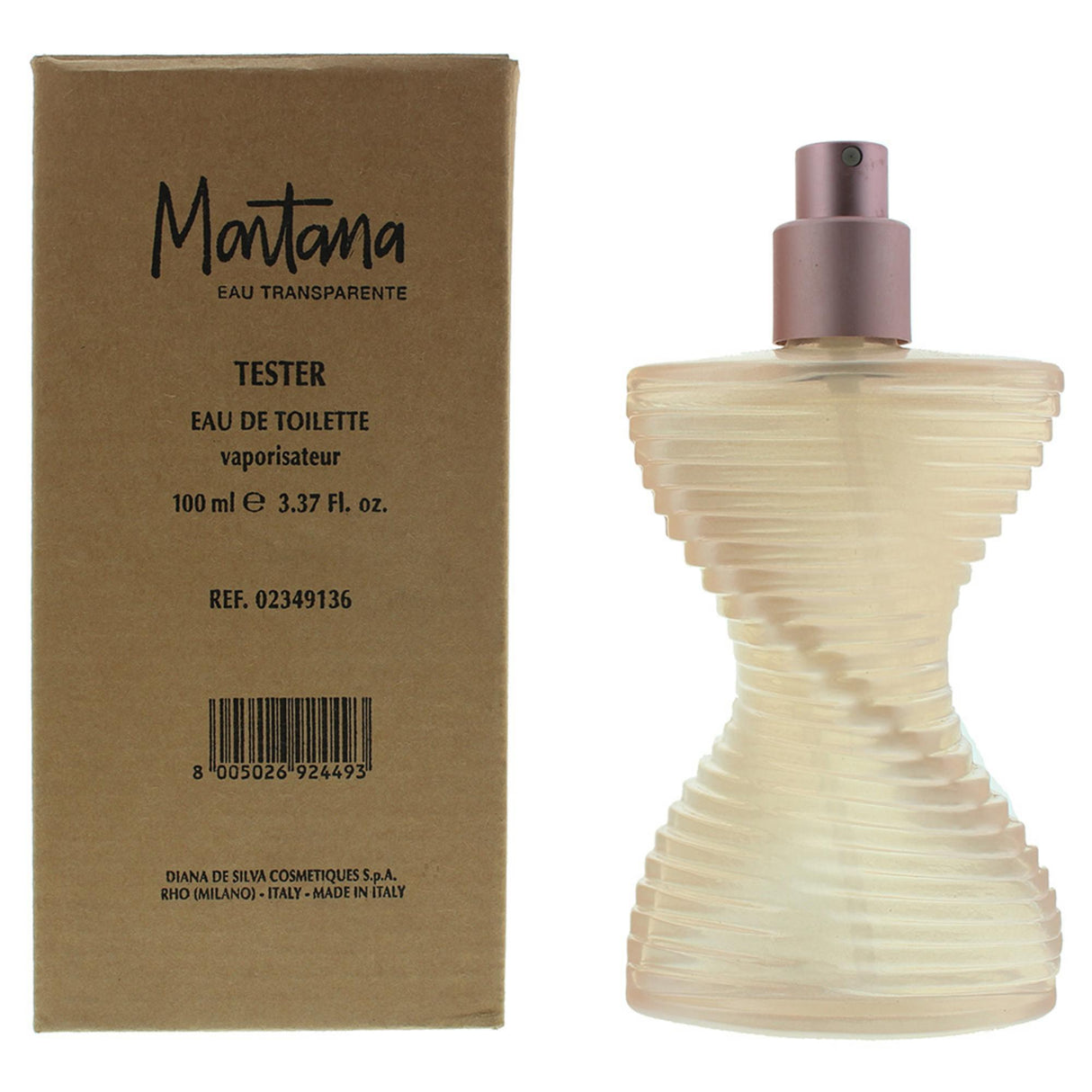 Montana, Eau Transparente, Eau De Toilette, For Women, 100 ml *Tester - Feel You