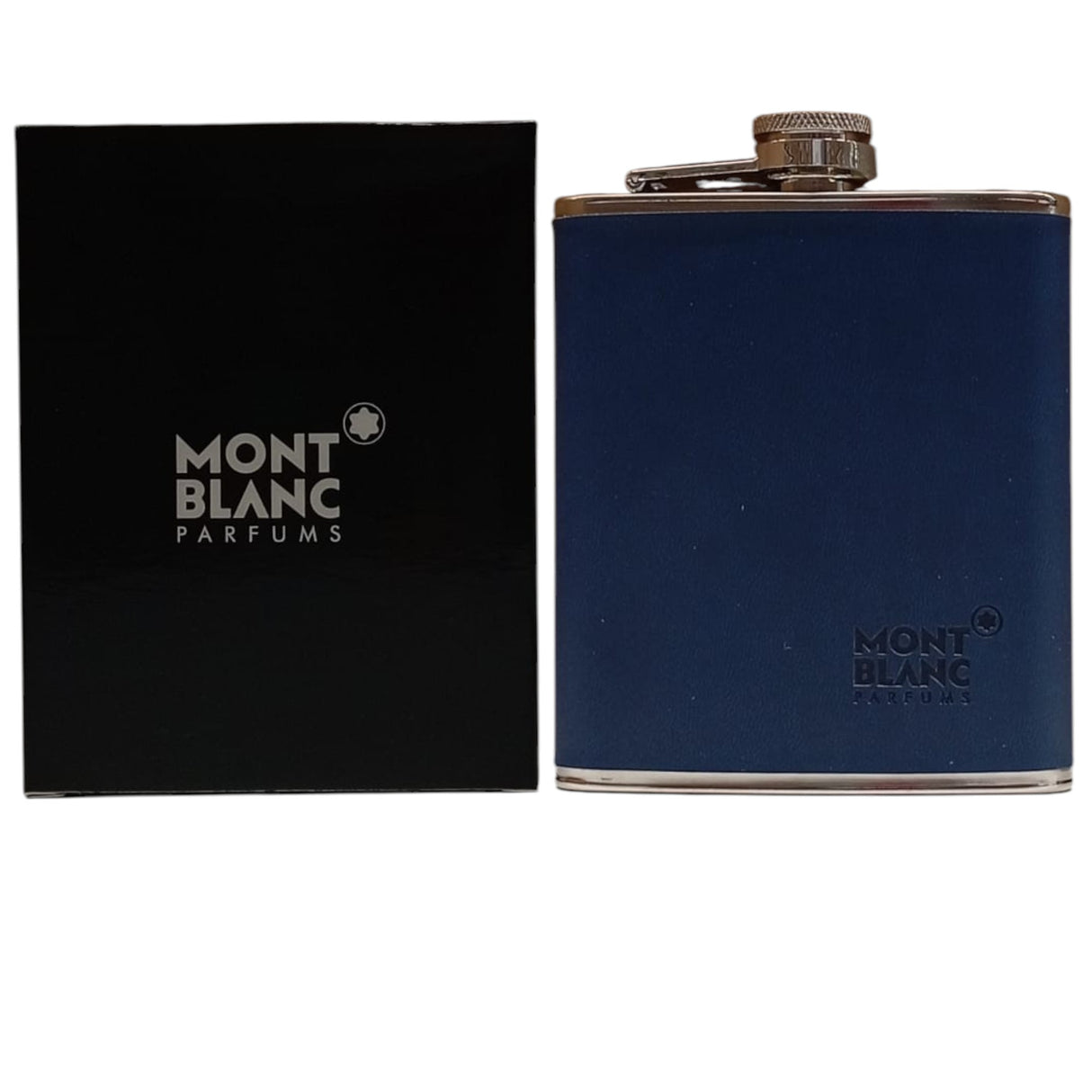 Montblanc, Travel, GWP Glass Water Bottle Blue - Feel You