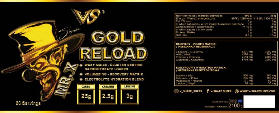 Mr. X Gold Reload - 2100 грама - Feel You