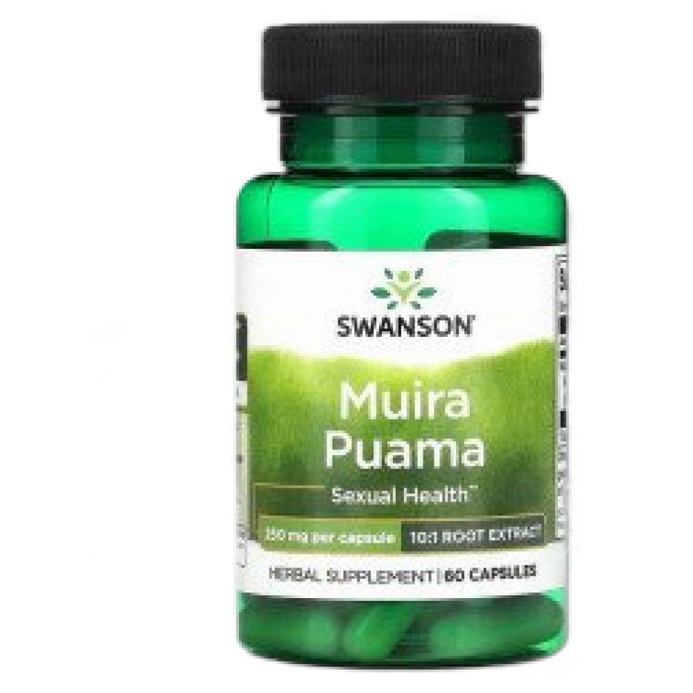 Muira Puama 250 mg | 10:1 Extract 60 капсули - Feel You
