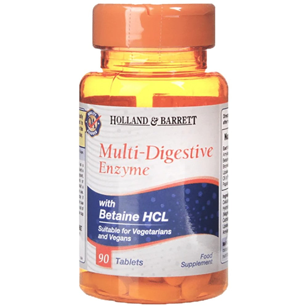 Multi-Digestive Enzyme / with Betaine 90 Таблетки - Feel You