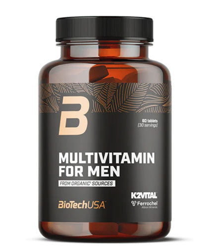 Multivitamin For Men from Organic Sources / 60 Tabs - Feel You
