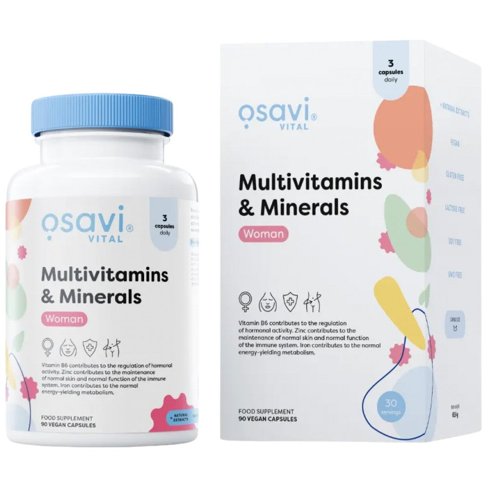Multivitamins & Minerals Woman - 90 капсули - Feel You