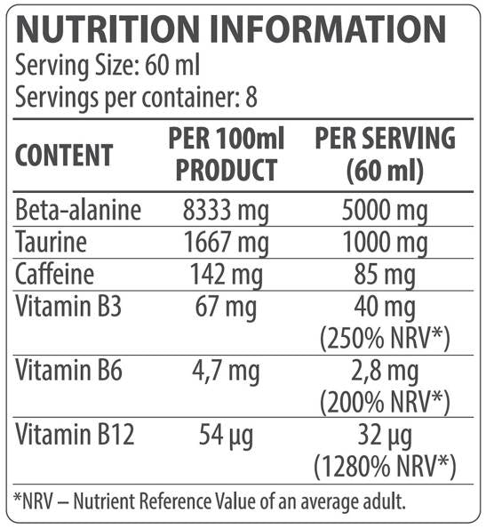 Muscle Force | Pre-Workout Liquid - 500 мл - Feel You