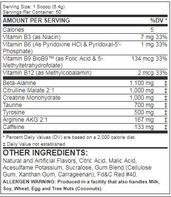 MuscleMax Apocalypse Prework 320 грама - Feel You