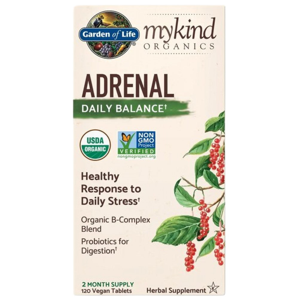Mykind Organics | Adrenal Daily Balance - 120 Таблетки - Feel You