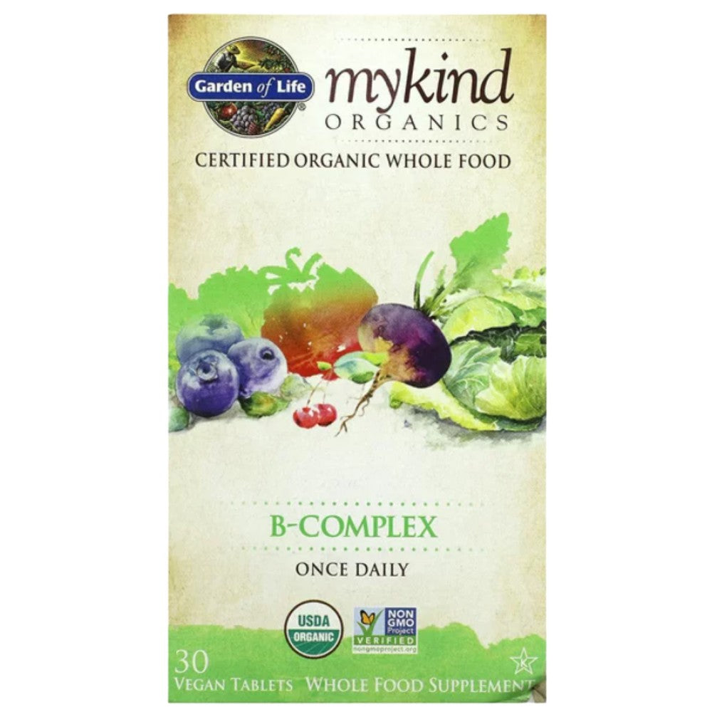 Mykind Organics B-Complex - 30 Таблетки - Feel You