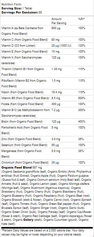 Mykind Organics | Men's Once Daily - 60 Таблетки - Feel You