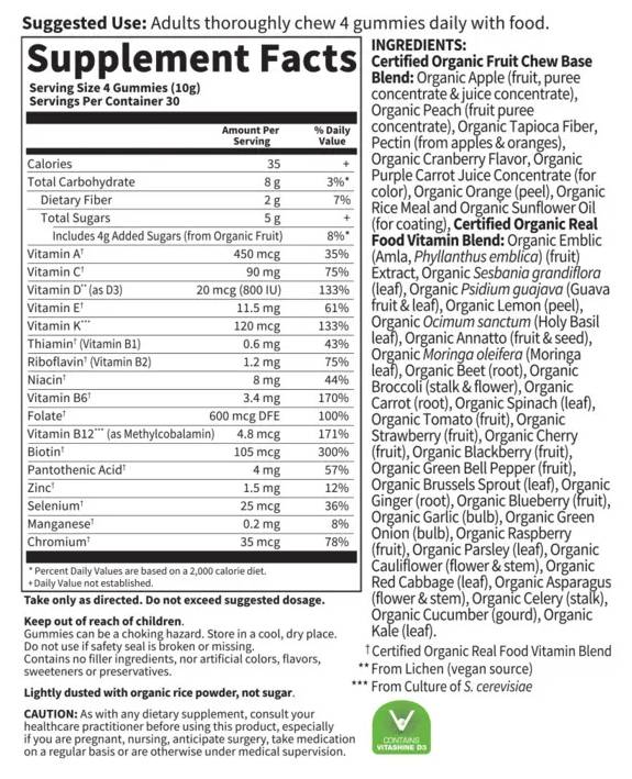 Mykind Organics | Prenatal Multi Gummies - 120 желирани бонбони - Feel You