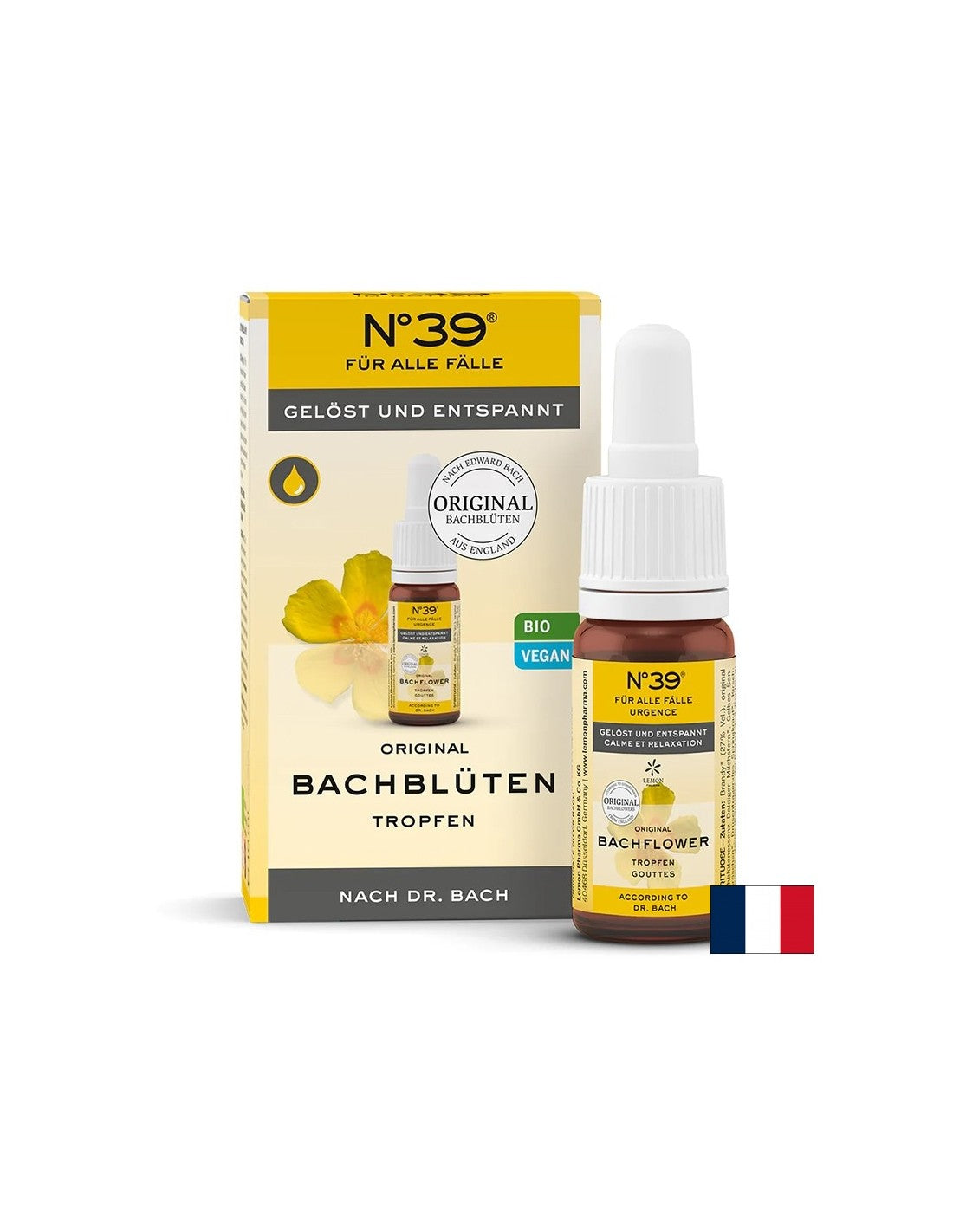 Капки на д-р Бах N°39 - Спешни случаи, 10 ml Lemon Pharma - Feel You
