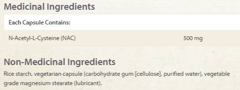 N-Acetyl L-Cysteine 500 mg 90 капсули - Feel You