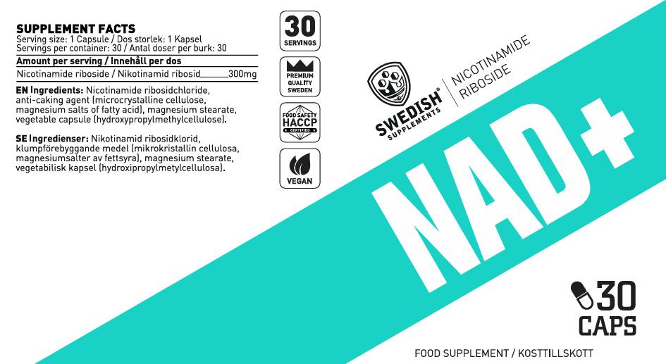 NAD+ 300 mg - 30 капсули - Feel You