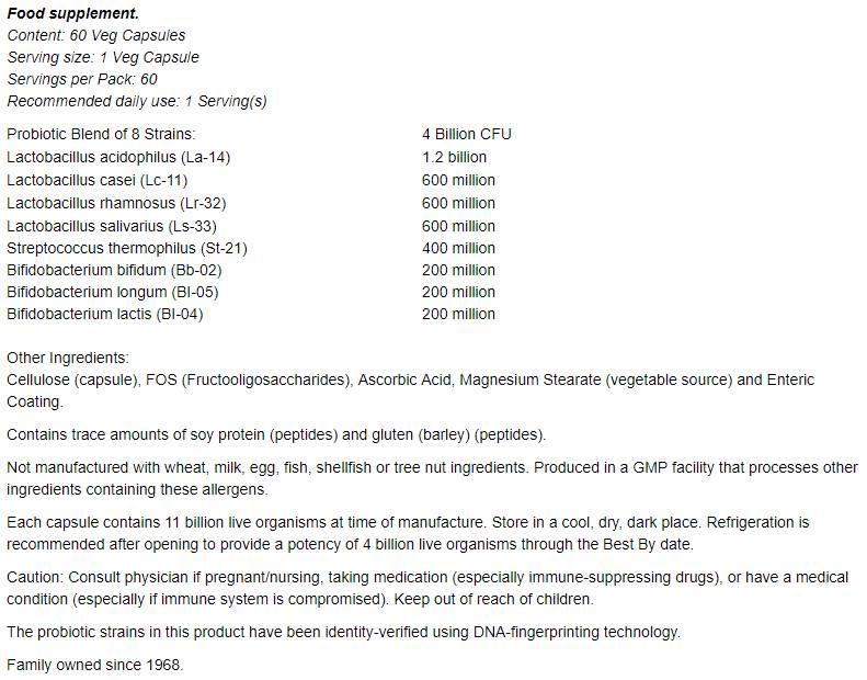 Gr8-Dophilus™ - 60 капсули - Feel You