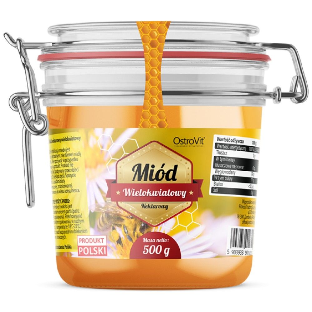 Natural Multiflower Honey / Натурален многоцветен пчелен мед - 500 грама - Feel You
