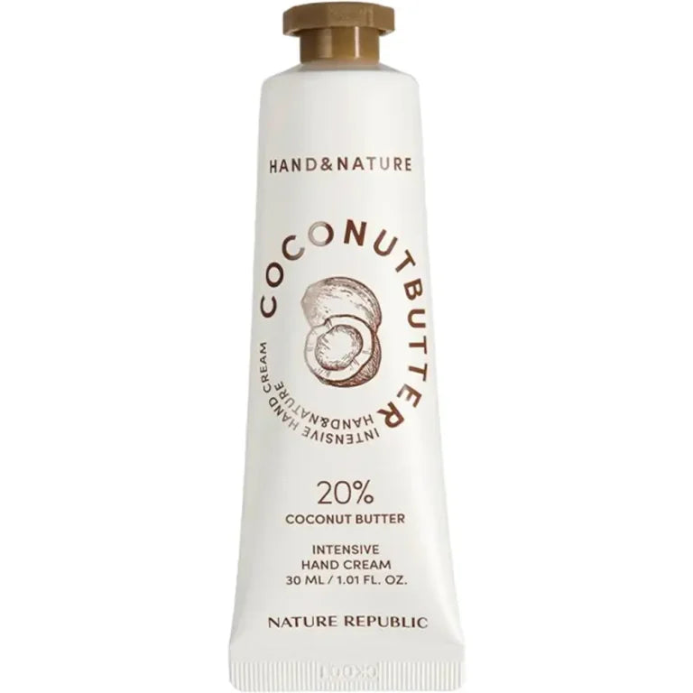 Nature Republic - Hand & Nature Coconut Butter Intensive Hand Cream, 30ml - Feel You