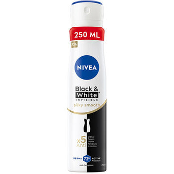 Nivea - B&W Silky Smooth Anti-Perspirant - Antiperspirant ve spreji - 250ml - Feel You