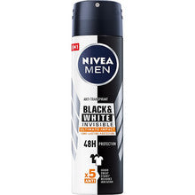 Nivea - Men Invisible Black & White Ultimate Impact - Antiperspirant spray - 150ml - Feel You