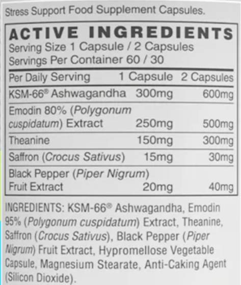 No Stress | with KSM-66® Ashwagandha - 60 капсули - Feel You