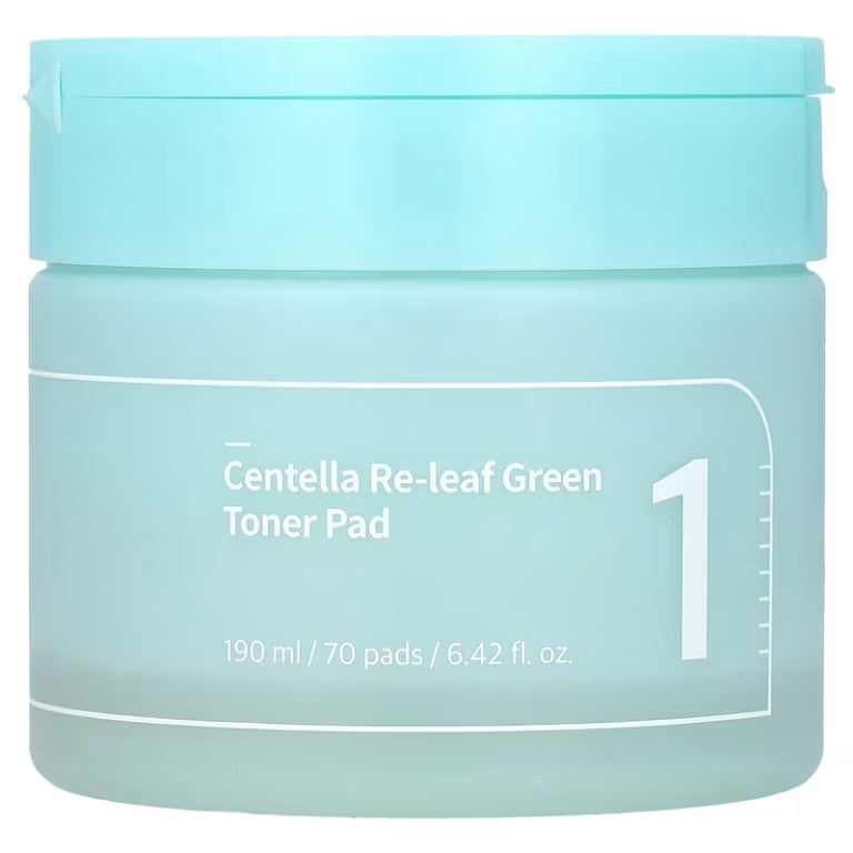 Numbuzin - No.1 Centella Re-Leaf Green Toner Pad, 190ml/70pads - Feel You