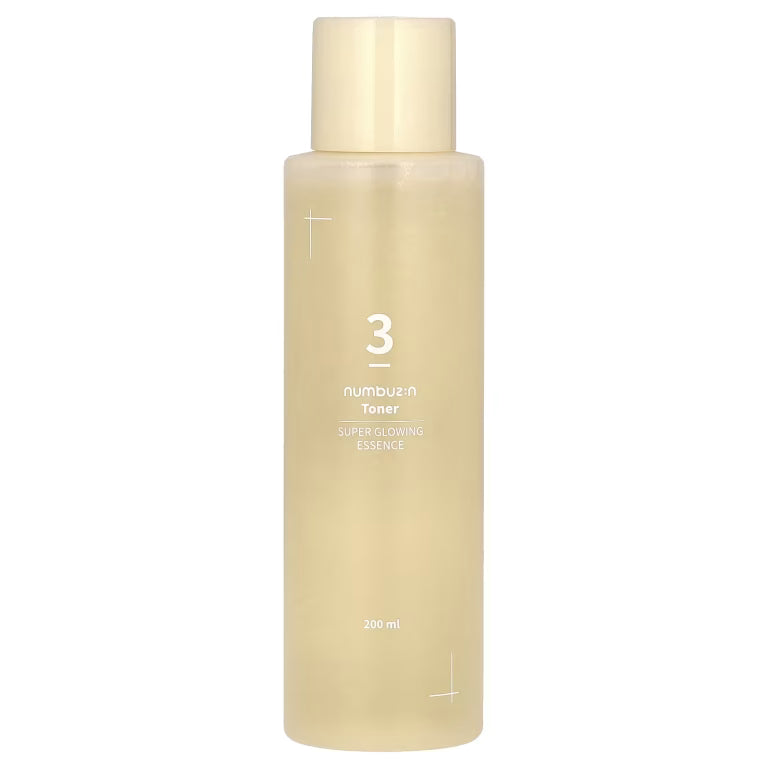 Numbuzin - No.3 Super Glowing Essence Toner - 200ml - Feel You