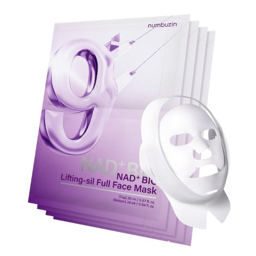 Numbuzin - No. 9 NAD Bio Lifting-sil Full Face Pack Sheet (4ea+GWP) - Feel You