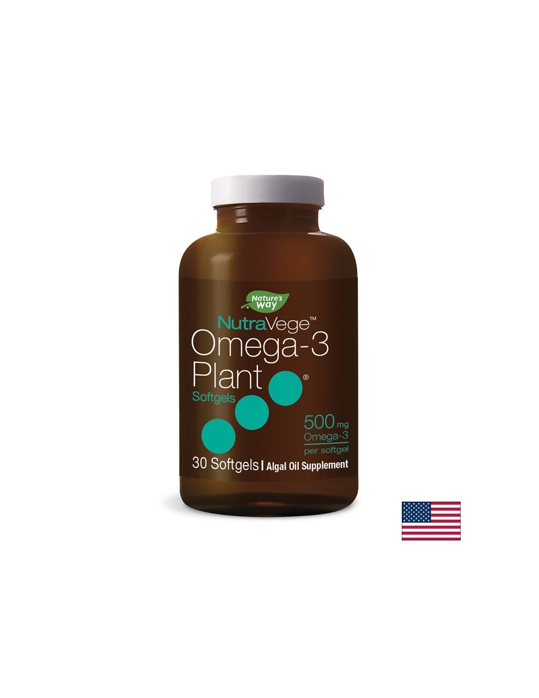 NutraVege Oмега-3 500 mg от водорасли Nature’s Way - Feel You