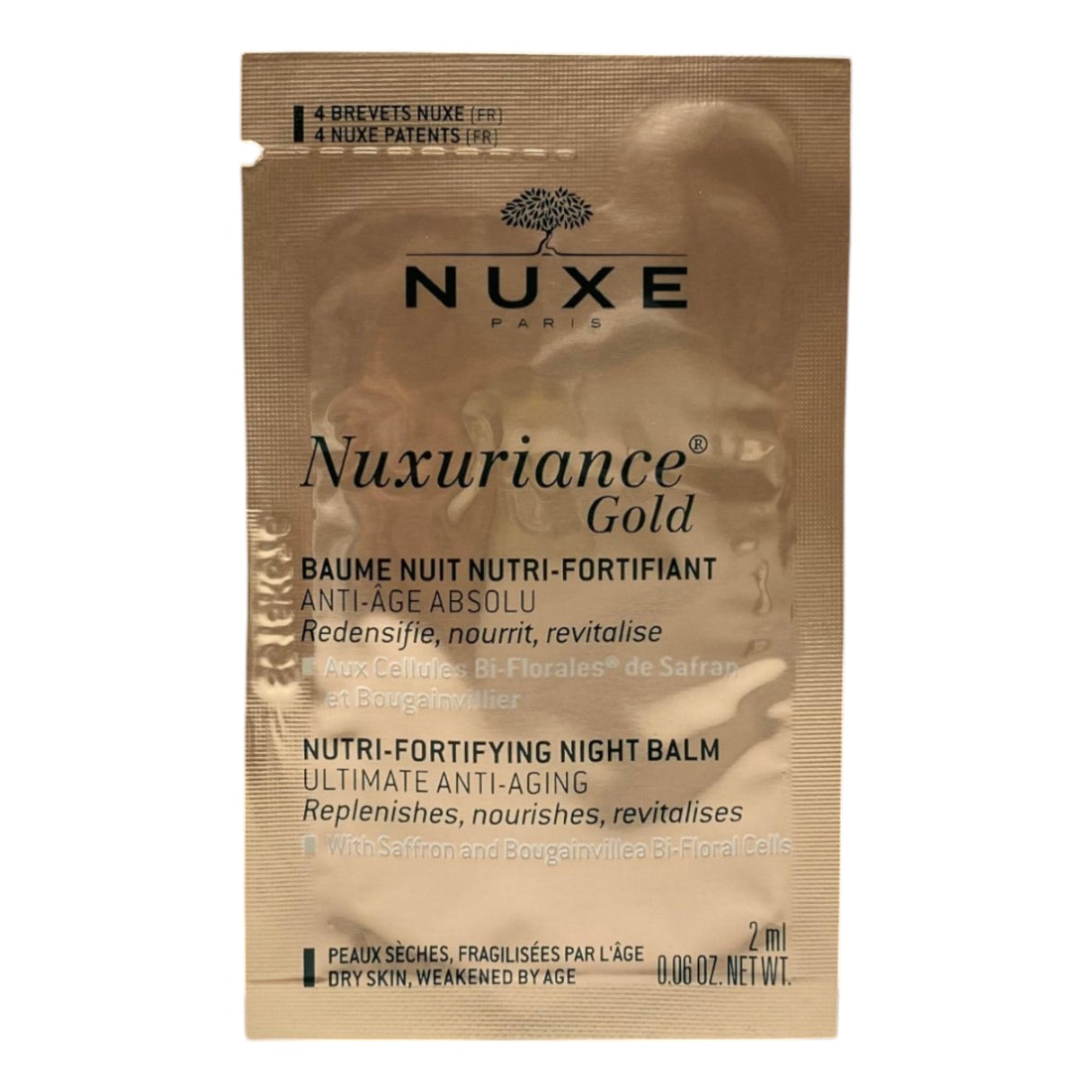 Nuxe, Nuxuriance Gold, Vegan, Anti-Ageing, Balm, For Face, 2 ml *Sample - Feel You