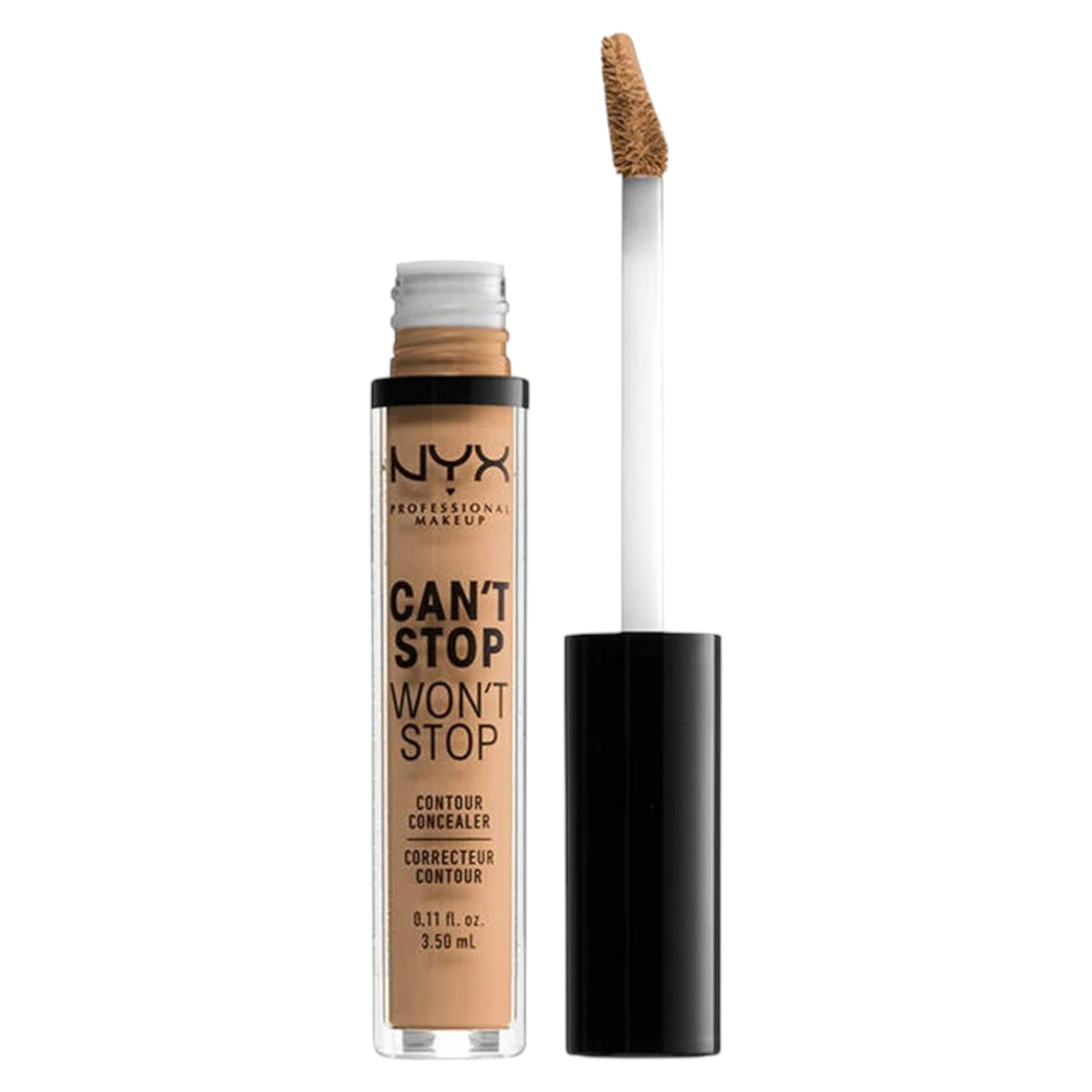 Nyx, Can't Stop Won't Stop, Cruelty-Free, Full Coverage, Liquid Concealer, Soft Beige, No, 3.5 ml - Feel You