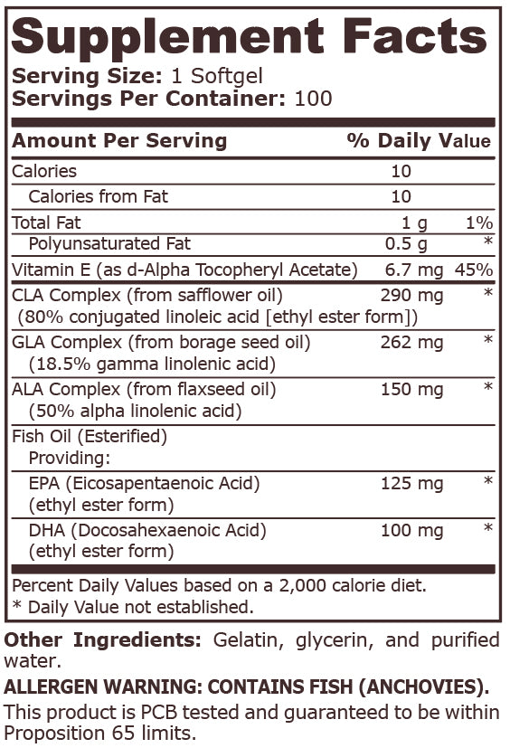 OMEGA 3-6-9 - 100 Softgels - Feel You