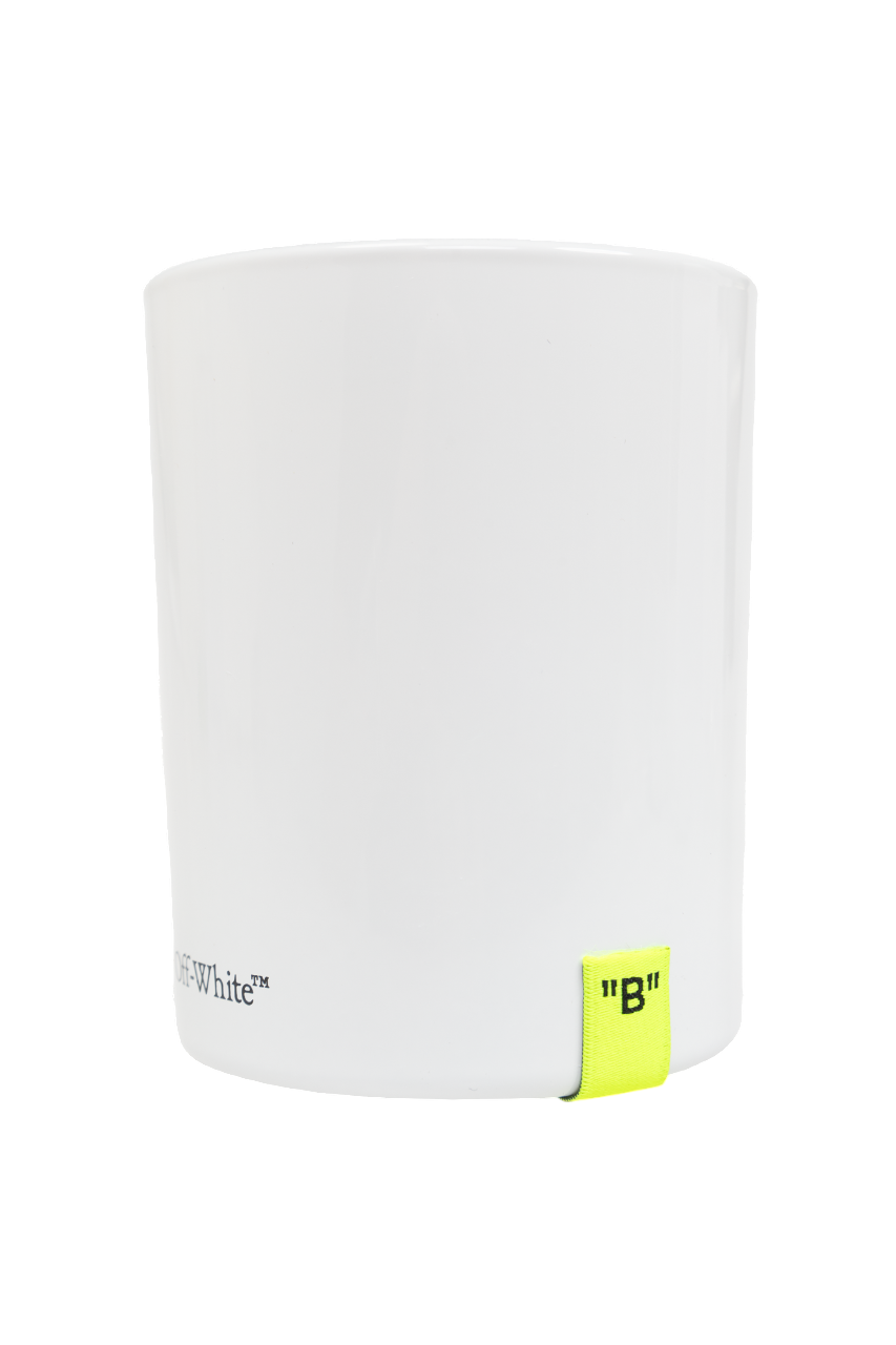 Off-White, 'B' Blazing Wood, Scented Candle, 200 g - Feel You