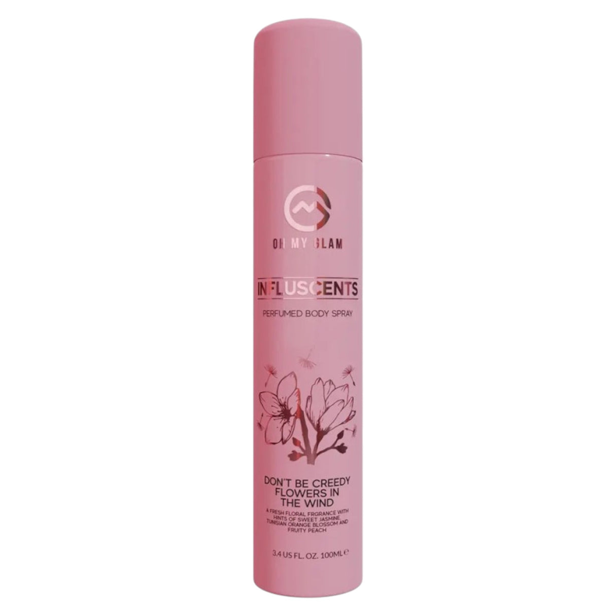 Oh My Glam, Influscents Don't Be Creedy: Flowers In The Wind, Body Spray, 100 ml - Feel You