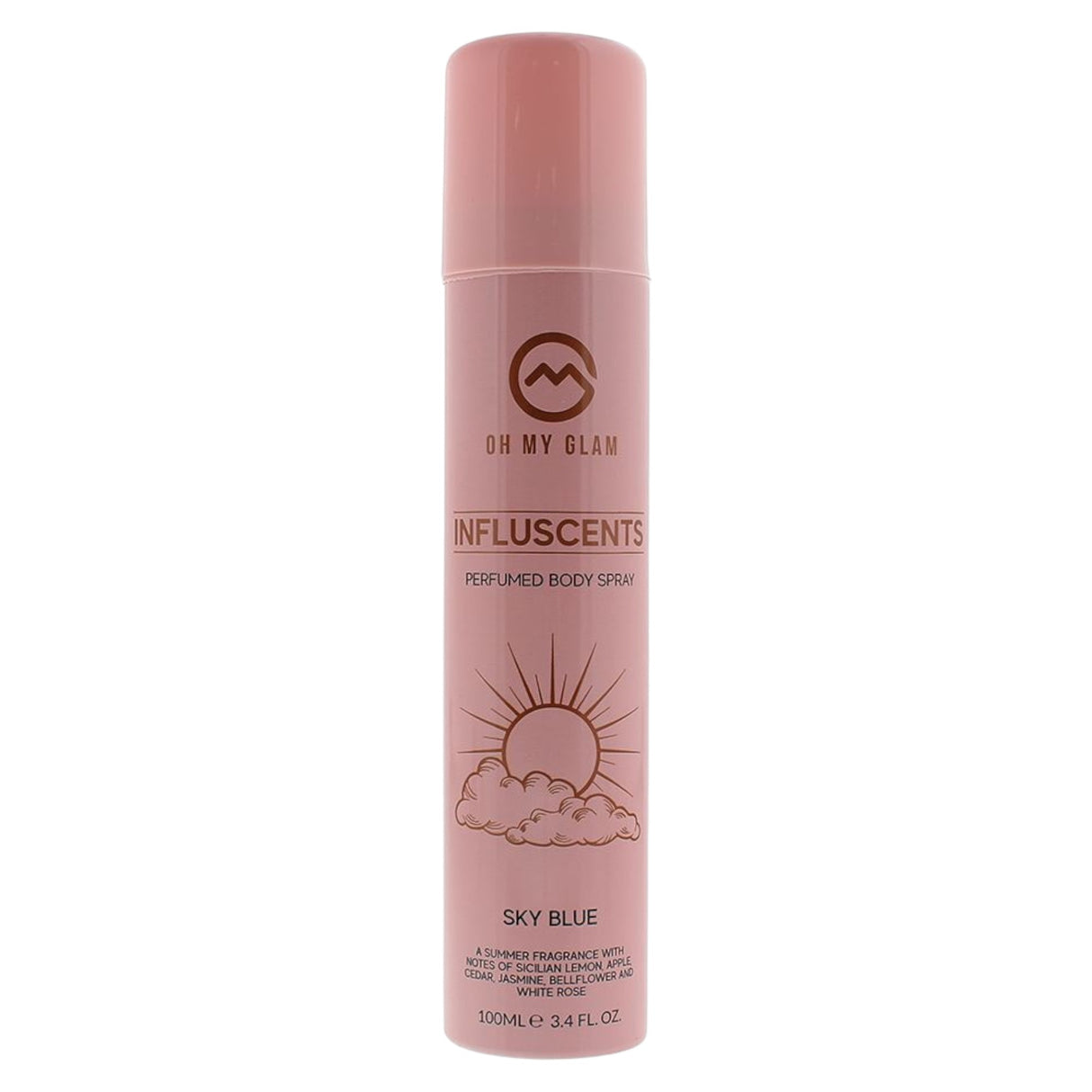 Oh My Glam, Influscents Sky Blue, Body Spray, 100 ml - Feel You