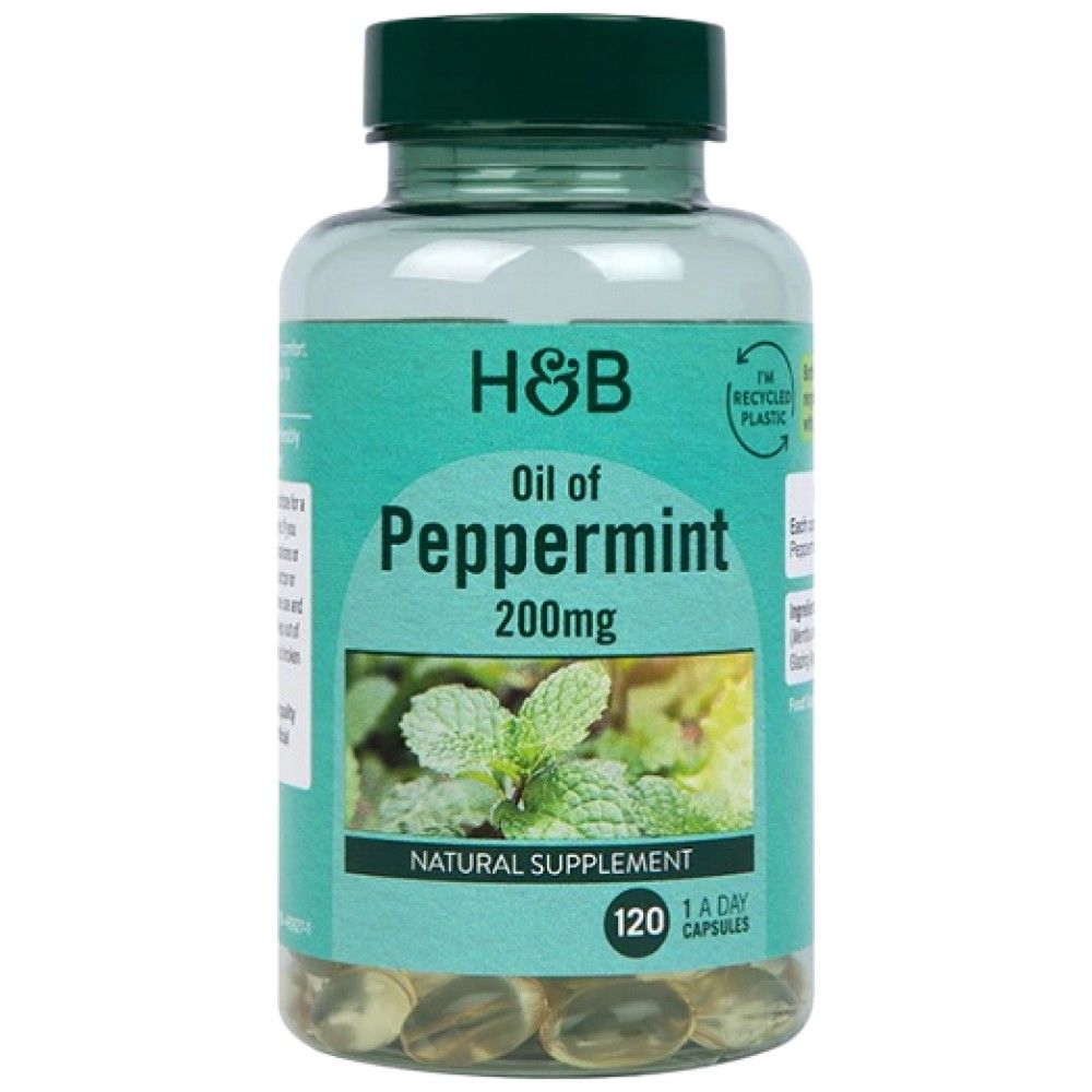 Oil of Peppermint 200 mg - 120 капсули - Feel You