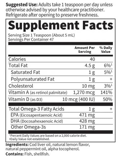 Olde World Icelandic Cod Liver Oil - 236 мл - Feel You