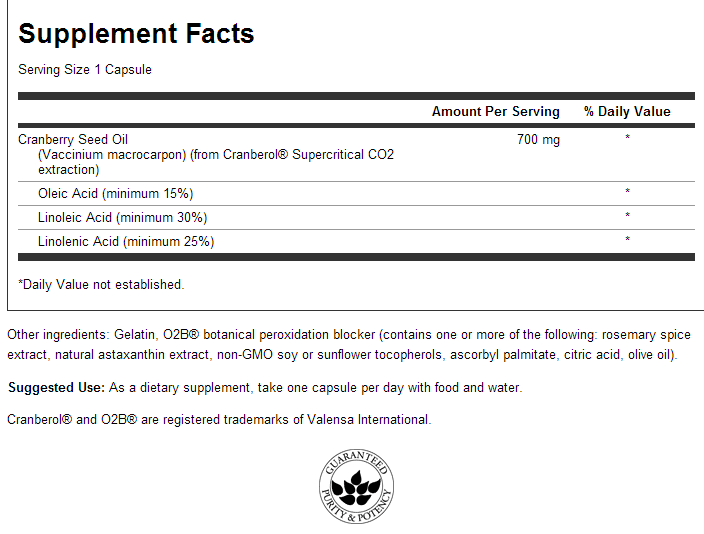 Omega 3-6-9 Cranberry 700 mg 30 Гел капсули - Feel You