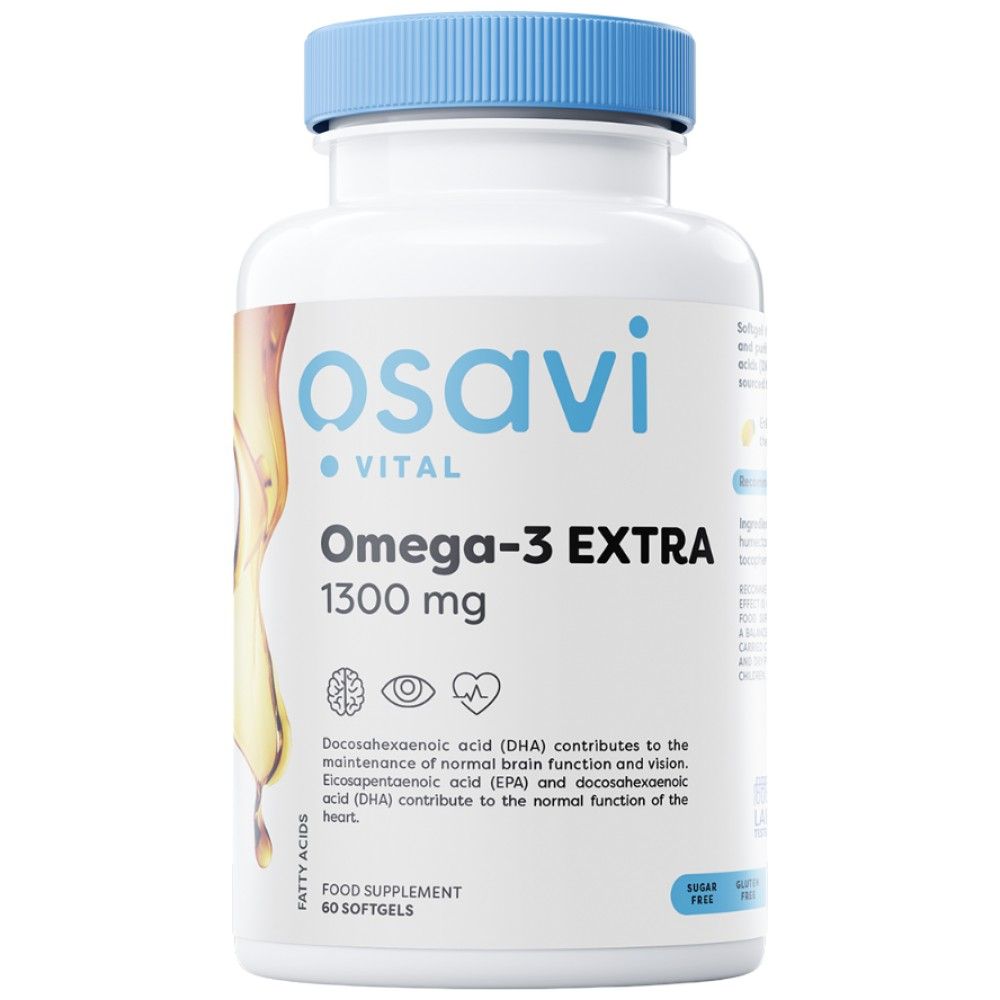 Omega-3 Extra 1300 mg - 120 Гел капсули - Feel You