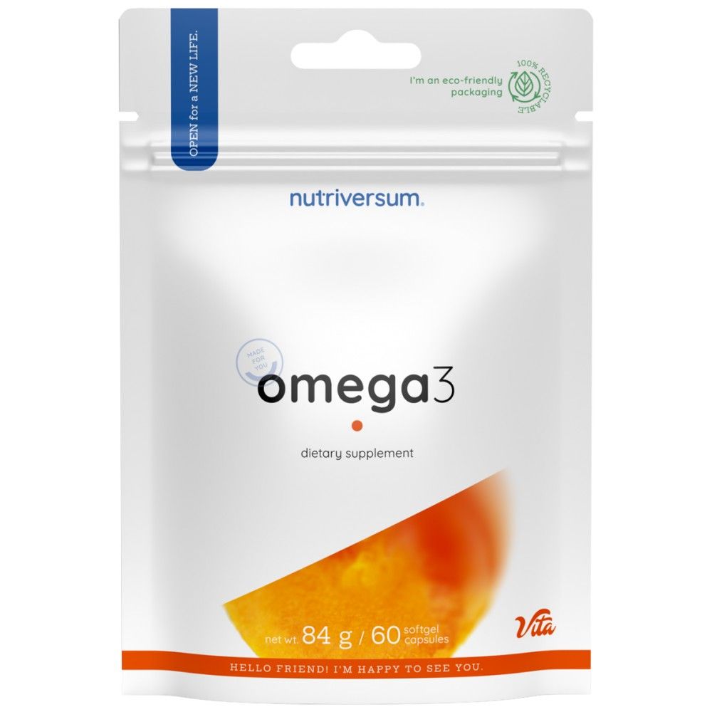 Omega 3 Fish Oil - 60 Гел капсули - Feel You
