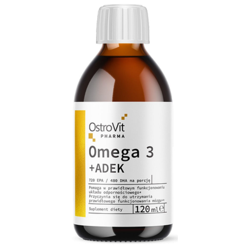Omega 3 Liquid + ADEK | Vitamin A + D + E + K 120 мл - Feel You