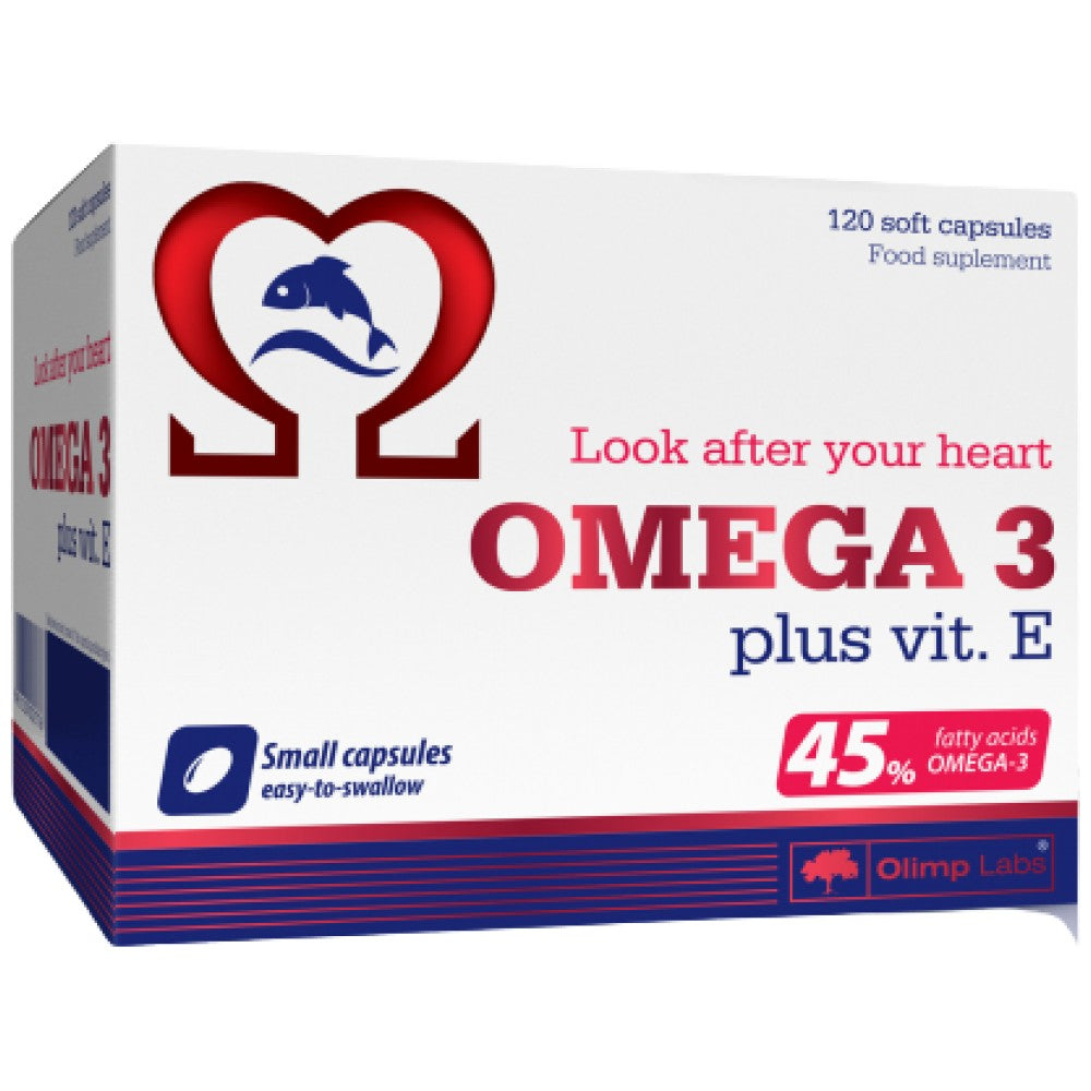 Omega 3 plus vit E 45% - 120 капсули - Feel You