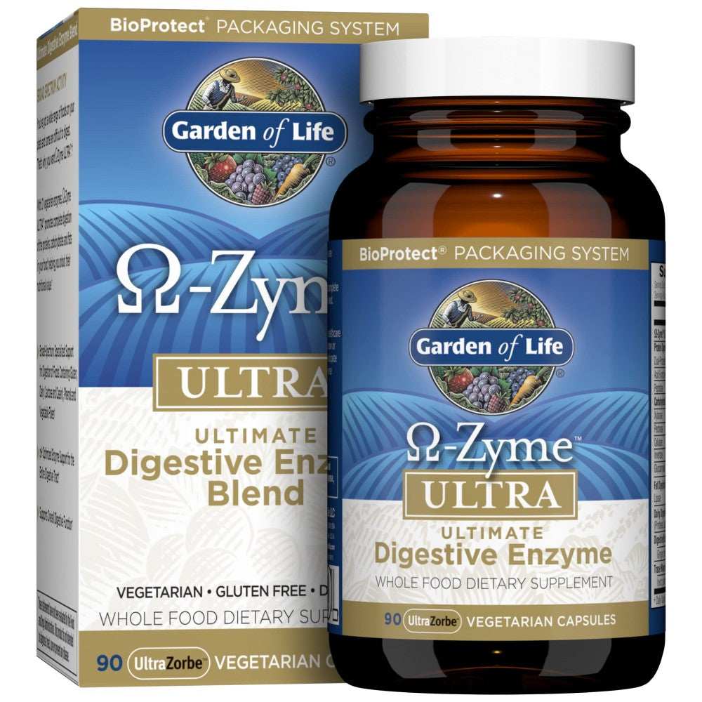 Omega Zyme Ultra | Ultimate Enzyme Blend - 90 Гел капсули - Feel You